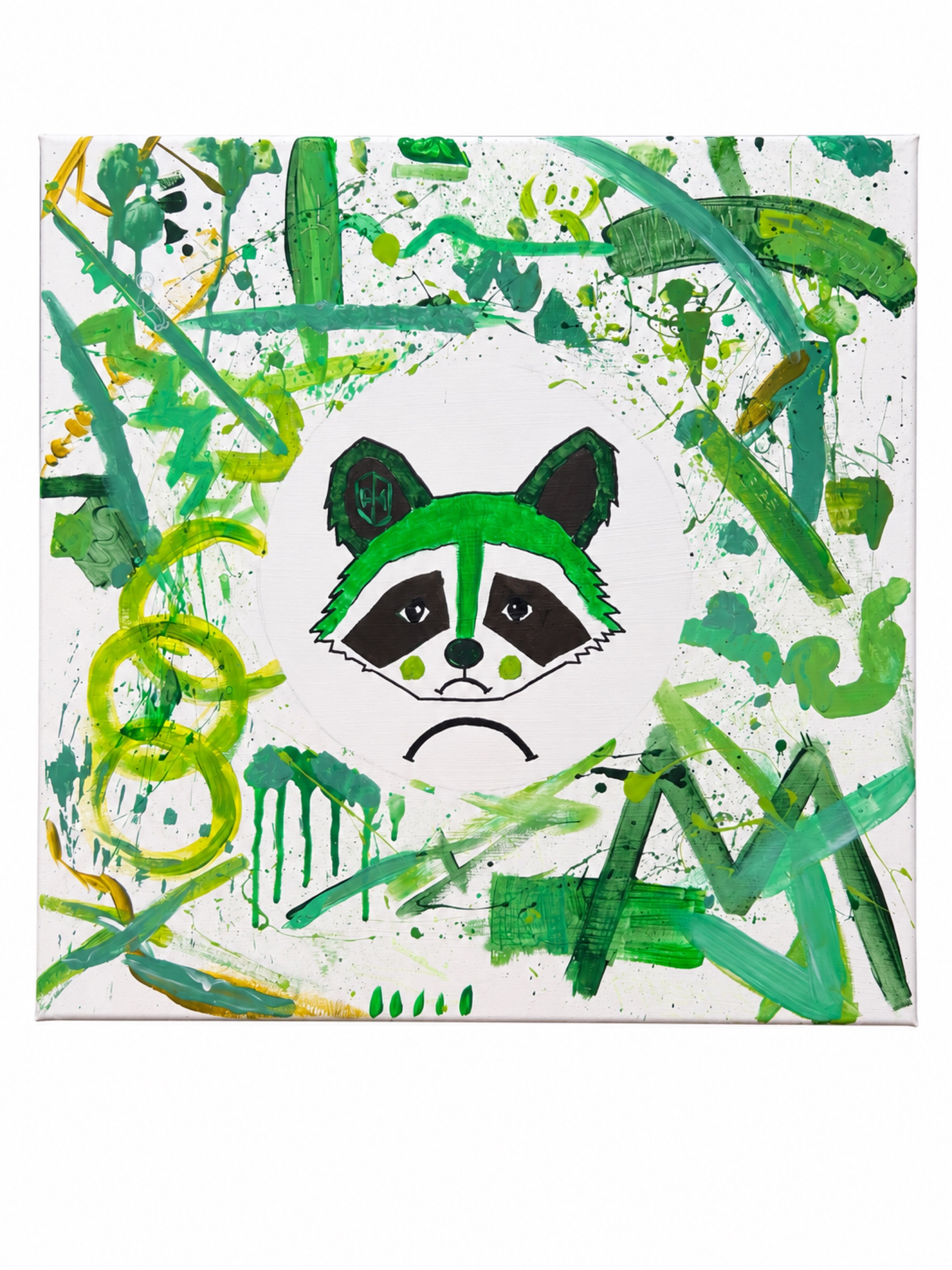 Green Hollow, acrylic painting by PHantm (sold)