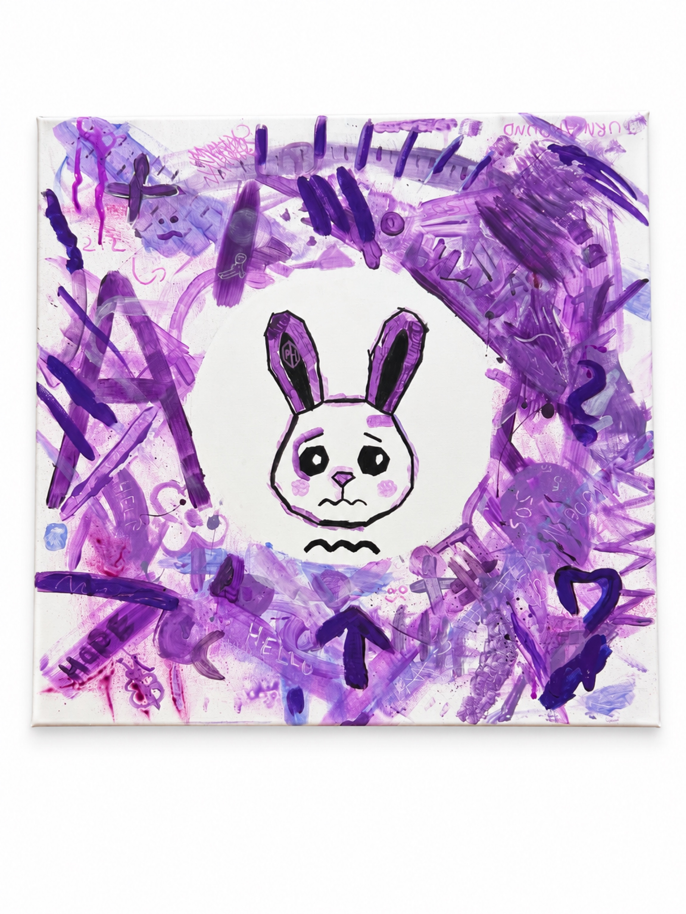 Purple Veil, acrylic painting by PHantm (sold)