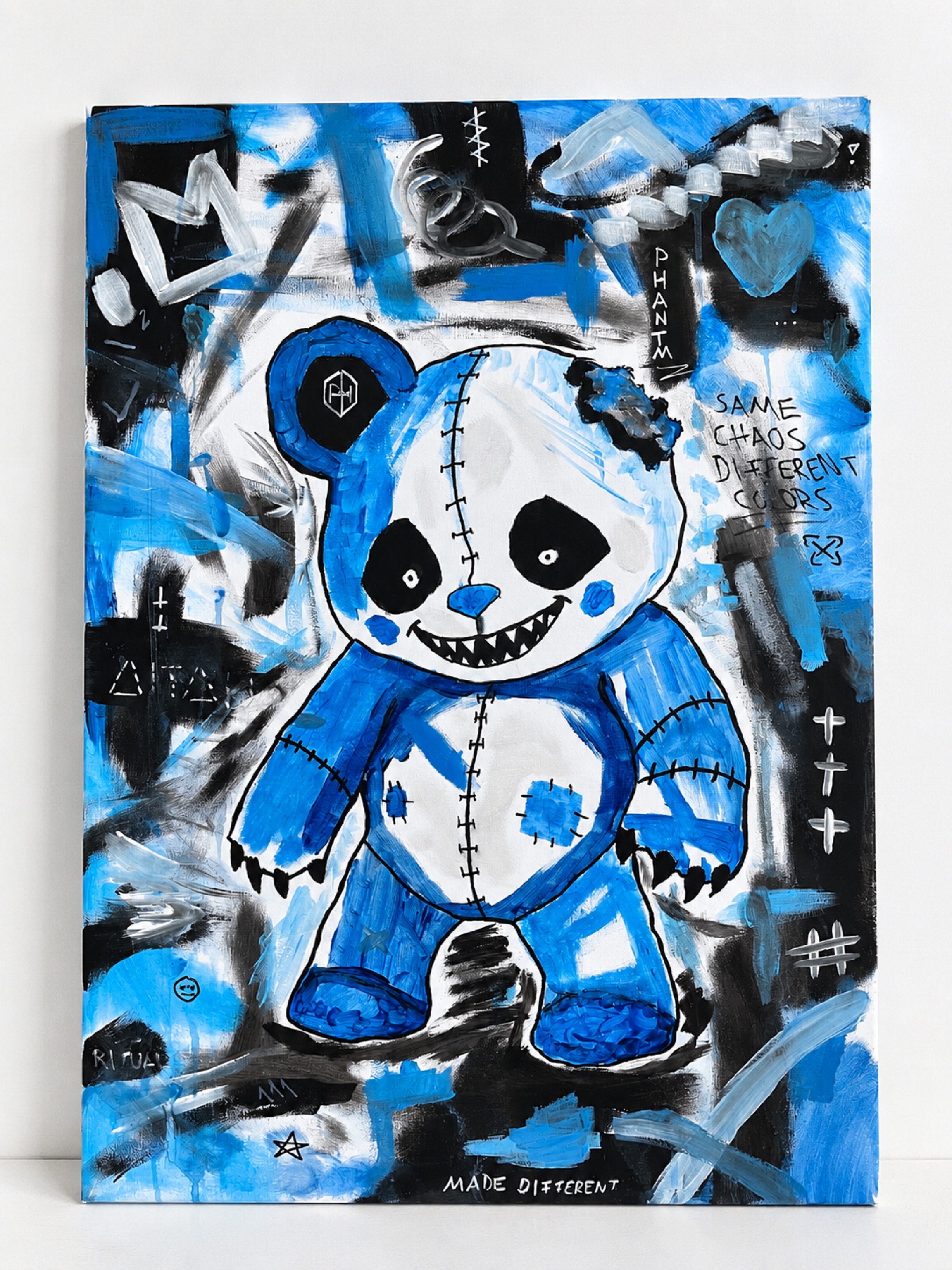 Cold Comfort, acrylic painting by PHantm